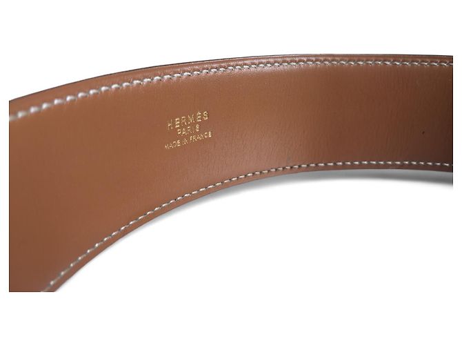 Hermès - Médor Gürtel - Havanna/Kamel Leder - Ansicht 4
