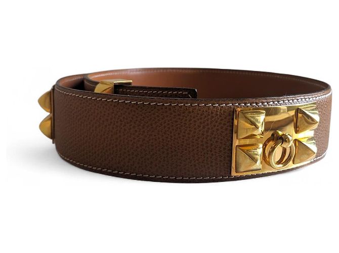 Hermès - Médor Gürtel - Havanna/Kamel Leder - Ansicht 6