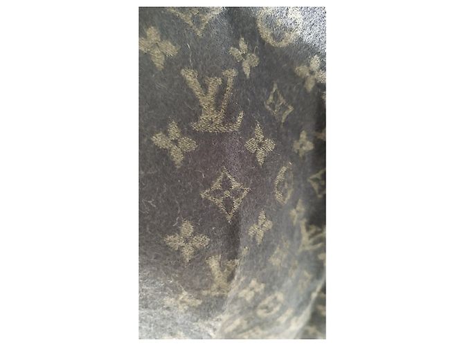 Sciarpa Louis Vuitton Monogram in Cashmere Blu Marino Blu scuro - vista 5