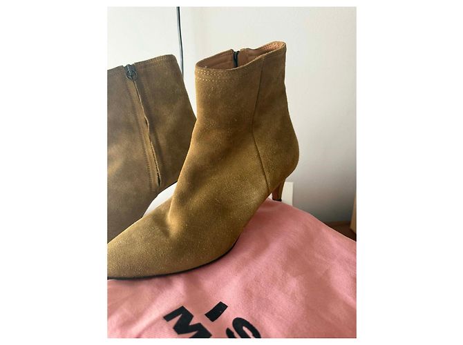 Botines de ante Isabel Marant Gris pardo - vista 2