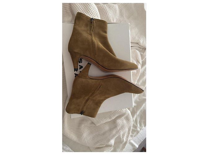 Botines de ante Isabel Marant Gris pardo - vista 6
