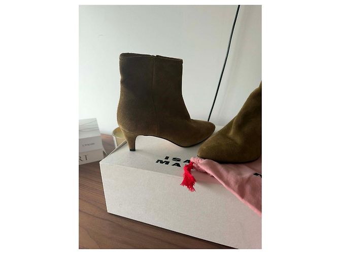 Botines de ante Isabel Marant Gris pardo - vista 8