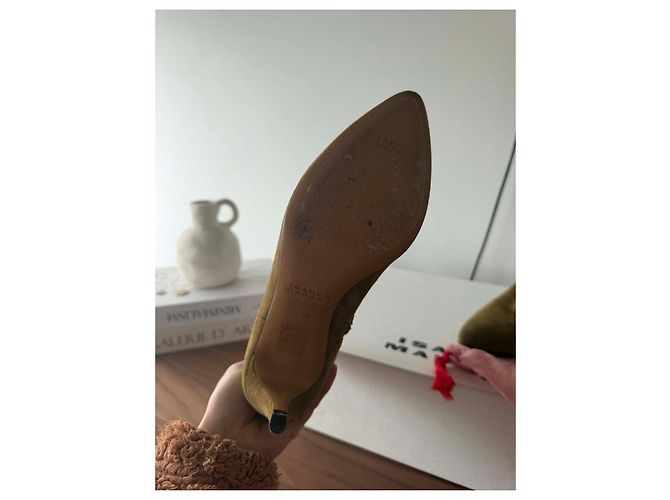 Botines de ante Isabel Marant Gris pardo - vista 9