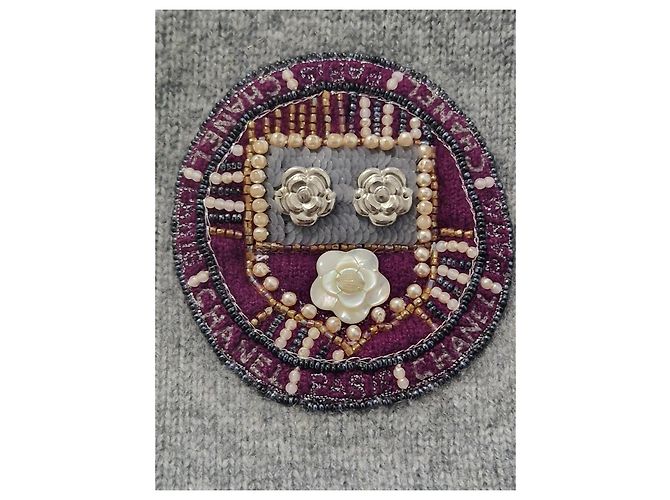 Suéter Chanel de Cashmere Multicor - vista 11
