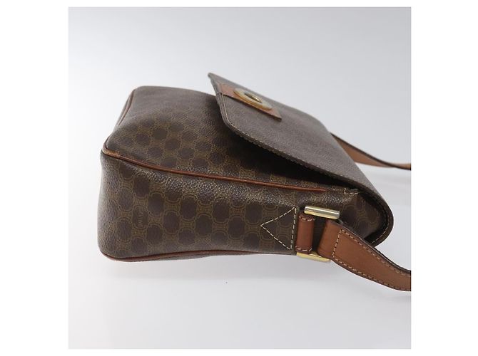 Céline Borsa a tracolla Celine Macadam Canvas Marrone - vista 3