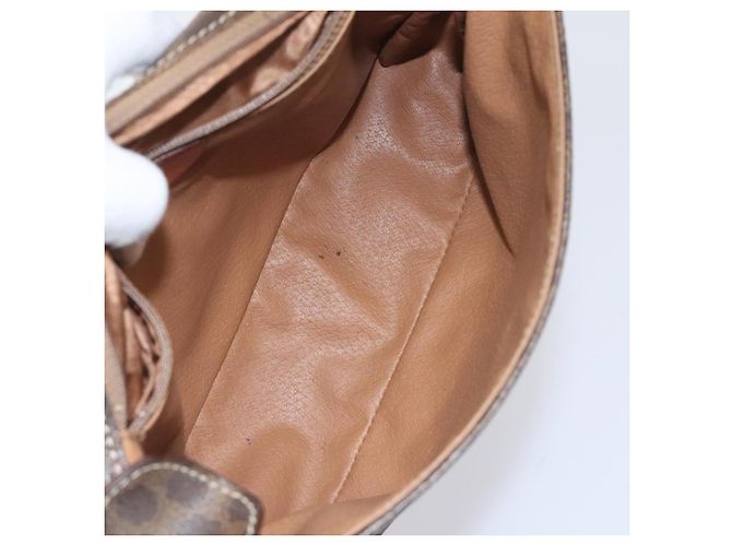 Céline Borsa a tracolla Celine Macadam Canvas Marrone - vista 5