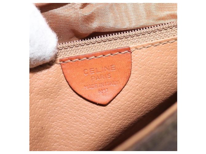 Céline Borsa a tracolla Celine Macadam Canvas Marrone - vista 6