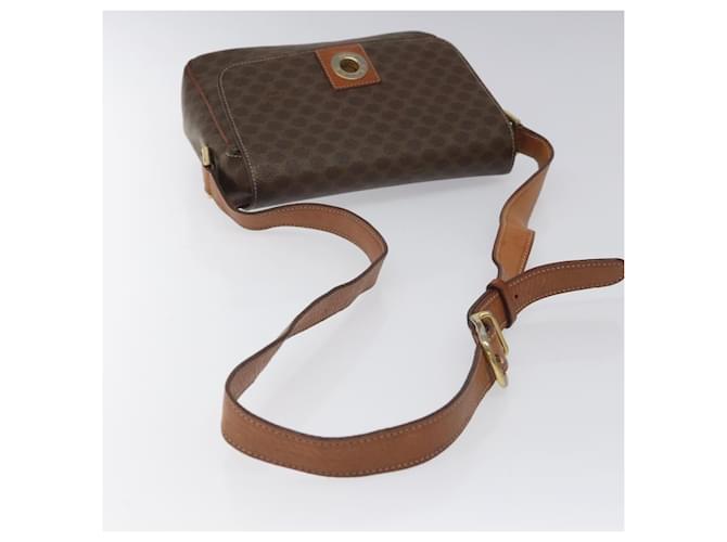 Céline Borsa a tracolla Celine Macadam Canvas Marrone - vista 7