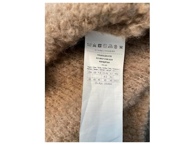 Weekend Max Mara Beige Alpaka-Cardigan - Ansicht 3