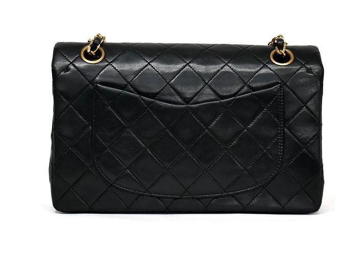 Chanel Timeless - Bolso Clásico de Doble Solapa de Cuero 23 Negro - vista 2