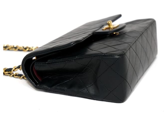 Chanel Timeless - Bolso Clásico de Doble Solapa de Cuero 23 Negro - vista 3