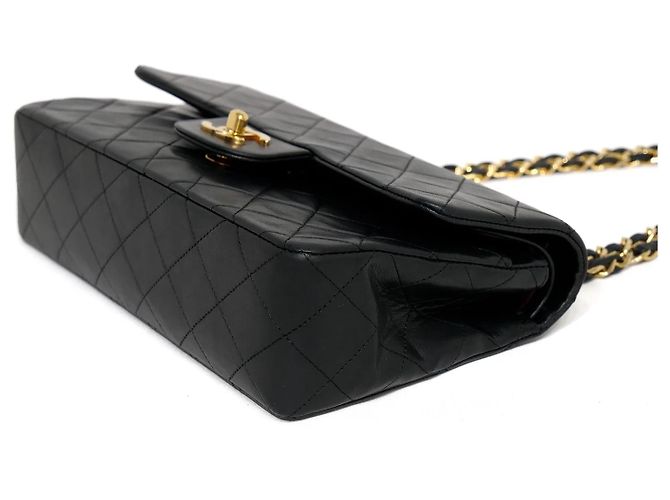 Chanel Timeless - Bolso Clásico de Doble Solapa de Cuero 23 Negro - vista 4