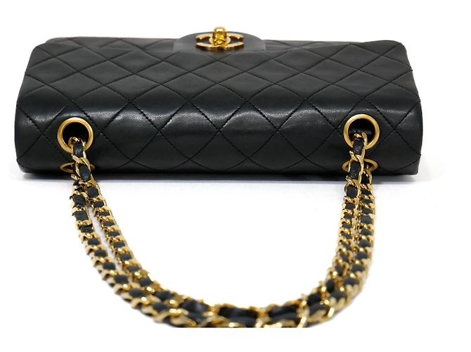 Chanel Timeless - Bolso Clásico de Doble Solapa de Cuero 23 Negro - vista 6