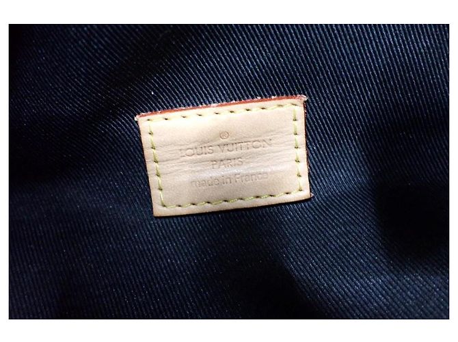 Bumbag Discovery Monogram Eclipse in tela Louis Vuitton Marrone - vista 3