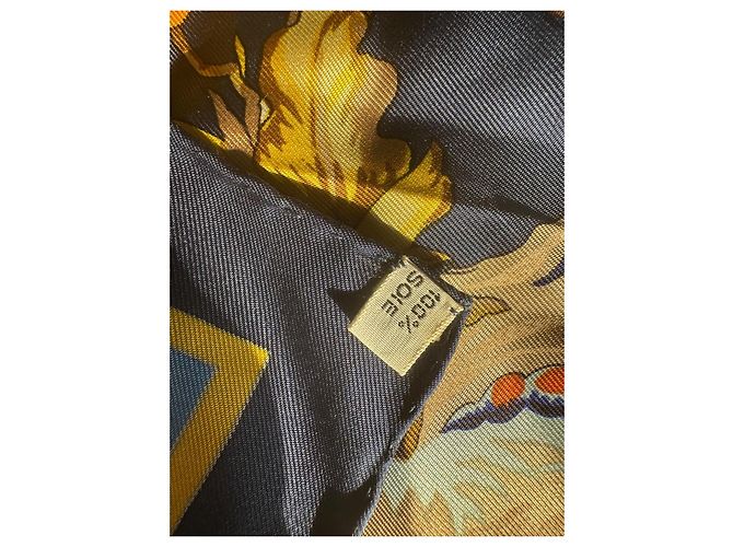 Rara sciarpa vintage Hermès di Maurice Tranchant - Emessa nel 1974 Multicolore - vista 3