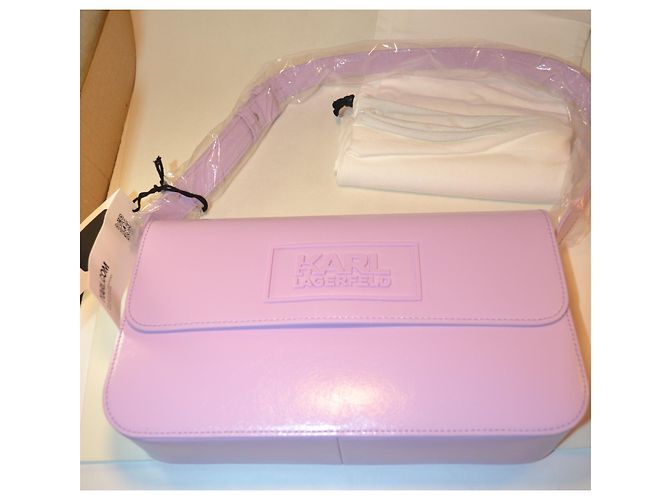 Borsa a mano Karl Lagerfeld Viola Scuro Ecopelle - vista 4