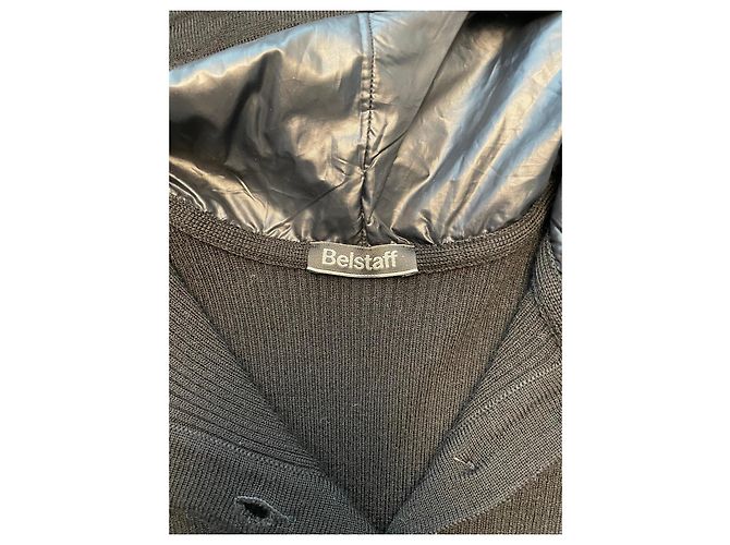 Belstaff Rippstrick Mini Kleid Schwarz - Ansicht 2
