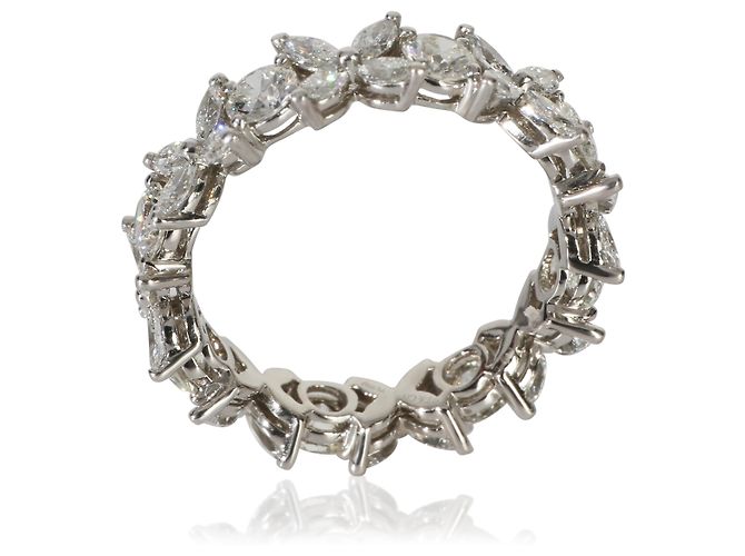 Tiffany & Co. Platin-Diamant Victoria Ring - Ansicht 2
