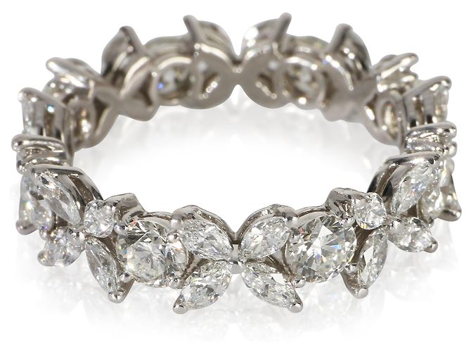 Tiffany & Co. Platin-Diamant Victoria Ring - Ansicht 3