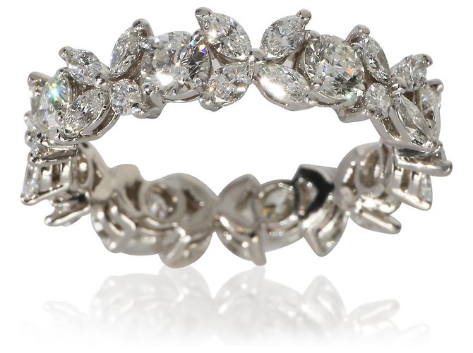 Tiffany & Co. Platin-Diamant Victoria Ring - Ansicht 4