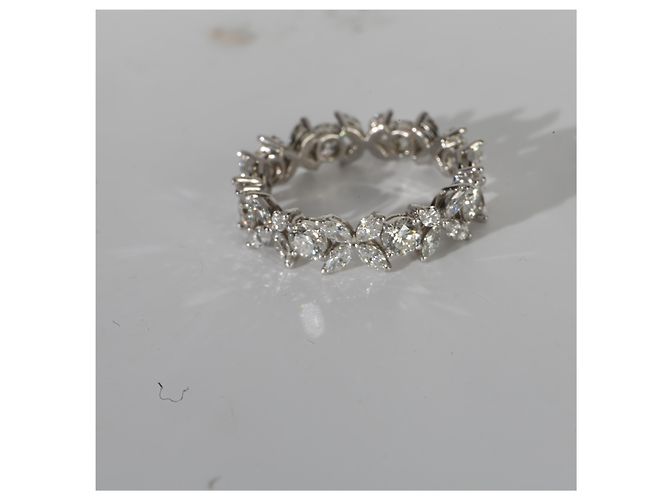Tiffany & Co. Platin-Diamant Victoria Ring - Ansicht 6