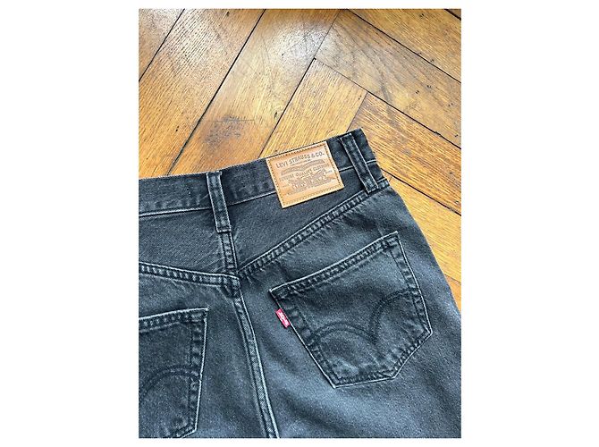 Jeans Levi's High Loose Taper Negro - vista 2