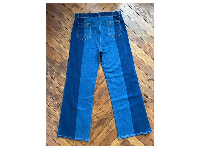 Gerard Darel Anna bicolor Schlagjeans Blau Dunkelblau - Ansicht 4