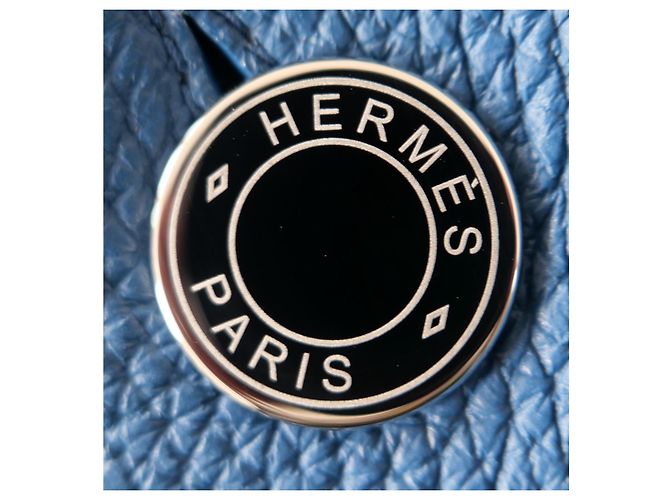 Hermès Reitermantel aus Hirschleder in himmelblau - Ansicht 6