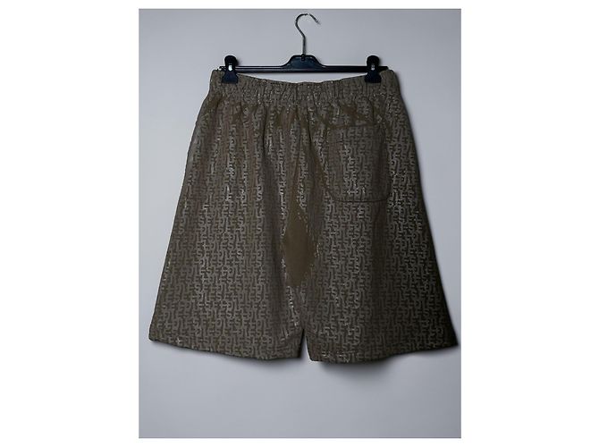 Pantaloncini Diesel verdi in cotone uomo M Verde - vista 3