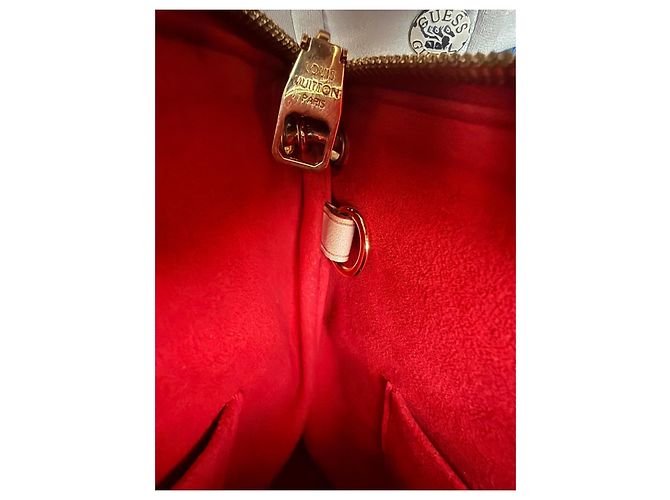 Borsa Louis Vuitton Monogram Pallas Marrone Rosso - vista 9