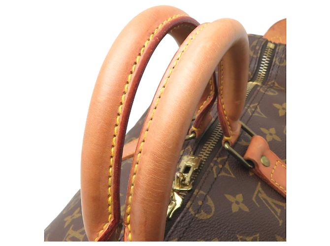 Borsa Boston Keepall 50 Louis Vuitton Marrone - vista 5