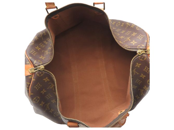 Borsa Boston Keepall 50 Louis Vuitton Marrone - vista 6
