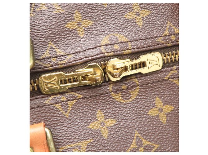 Borsa Boston Keepall 50 Louis Vuitton Marrone - vista 9