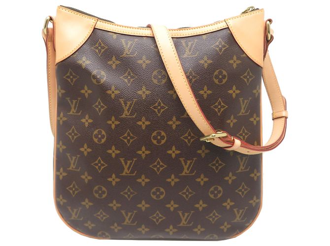 Borsa a Spalla Odeon MM Donna Louis Vuitton Marrone - vista 2