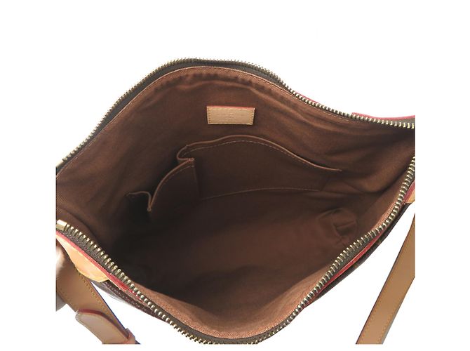 Borsa a Spalla Odeon MM Donna Louis Vuitton Marrone - vista 6