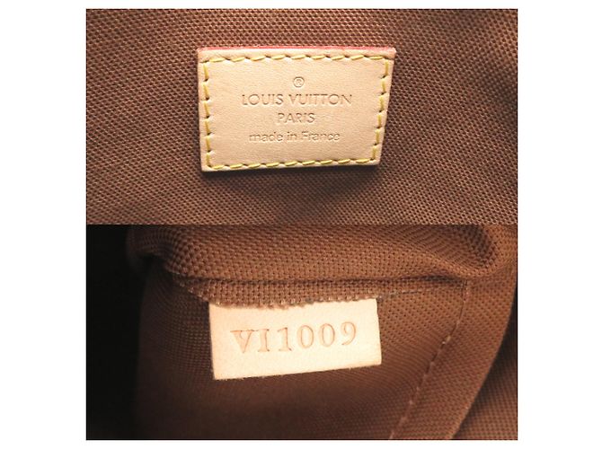 Borsa a Spalla Odeon MM Donna Louis Vuitton Marrone - vista 7