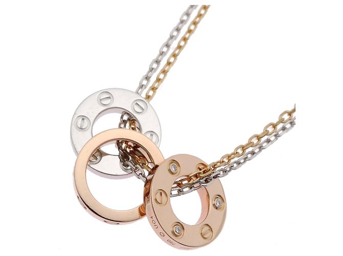 Collana in Diamante Cartier Love - vista 2