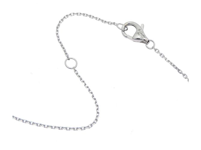 Cartier Trinity Diamant-Halskette Schwarz Silber - Ansicht 5