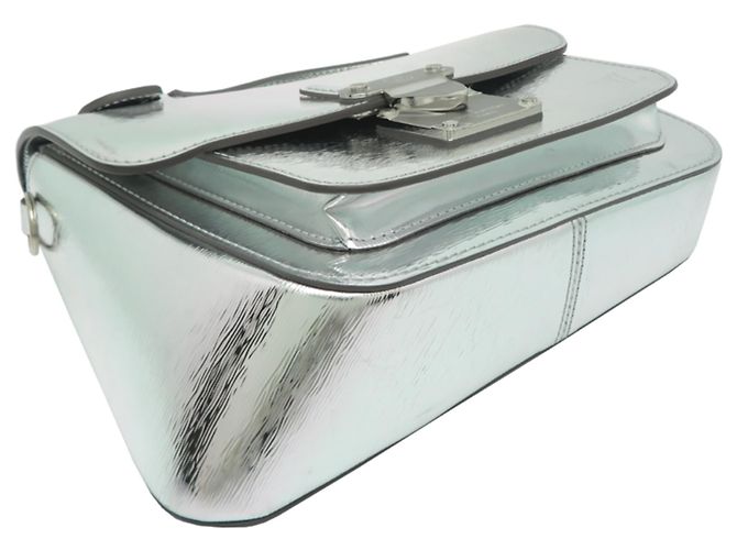 Borsa a mano da uomo Monceau Distorted di Louis Vuitton Argento - vista 3