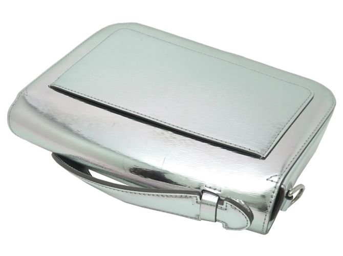 Borsa a mano da uomo Monceau Distorted di Louis Vuitton Argento - vista 4