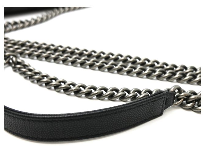 Portafoglio a Catena Boy di Chanel Nero - vista 5