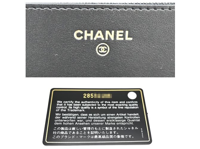 Cartera Boy Chain de Chanel en Cuero de Ternera Texturizado Negro - vista 10