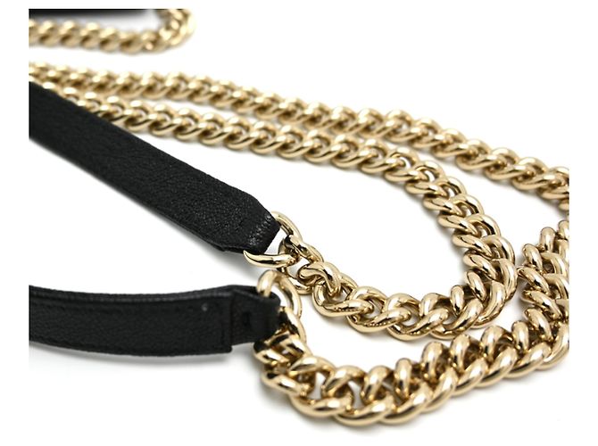 Cartera Boy Chain de Chanel en Cuero de Ternera Texturizado Negro - vista 5