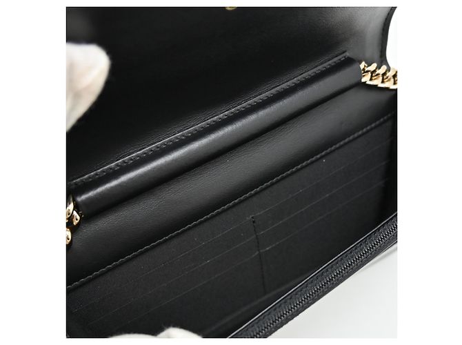 Cartera Boy Chain de Chanel en Cuero de Ternera Texturizado Negro - vista 6