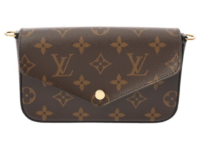 Borsa a Spalla Monogram Multi Pochette Felicie di Louis Vuitton Marrone Cachi - vista 2