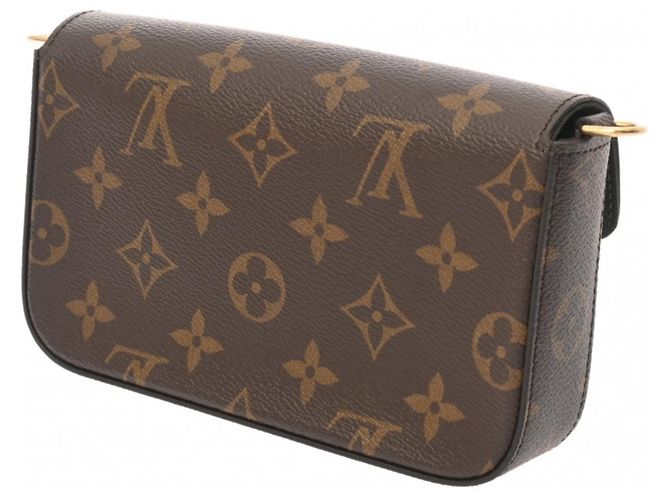 Borsa a Spalla Monogram Multi Pochette Felicie di Louis Vuitton Marrone Cachi - vista 3