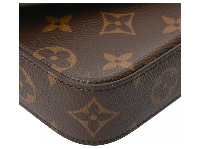Borsa a Spalla Monogram Multi Pochette Felicie di Louis Vuitton Marrone Cachi - vista 7