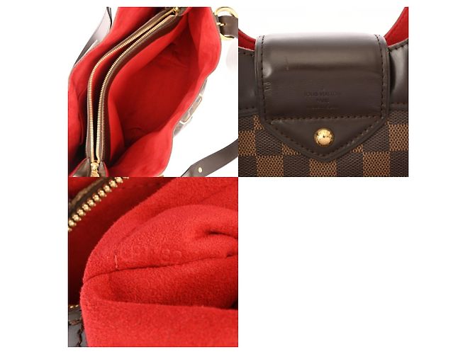 Borsa Louis Vuitton Damier Sistina GM Marrone - vista 11