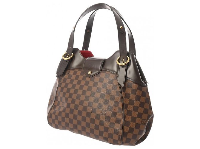Borsa Louis Vuitton Damier Sistina GM Marrone - vista 3