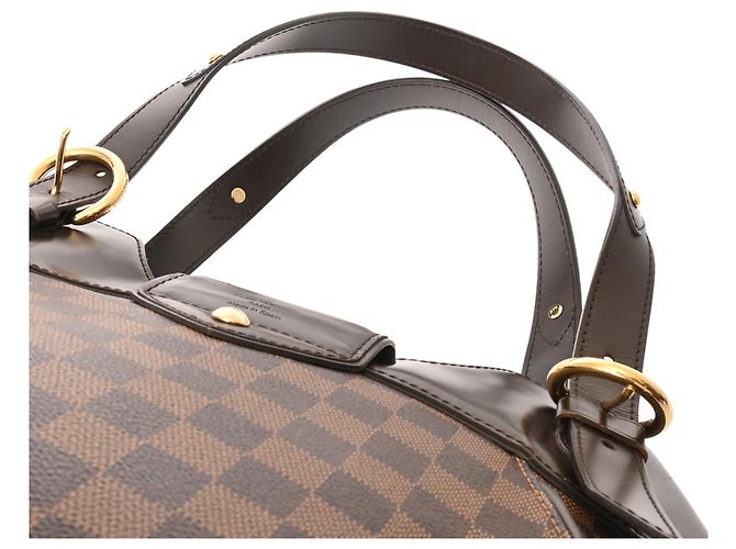 Borsa Louis Vuitton Damier Sistina GM Marrone - vista 5